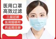 【爆款推荐】新品一次性医用口罩医疗外科三层医护生防护成人厚防风透气防飞沫