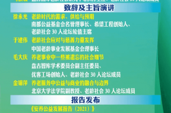 【活动议程】老龄时代·社会力量——第二届中国老龄社会峰会