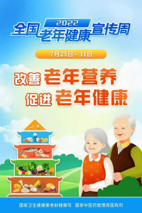 老年健康宣传周│关注老年营养，促进老年健康​