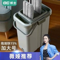 【爆款推荐】薇娅推荐免手洗拖把家用一拖净干湿两用拖布挤水懒人平板拖地神器 