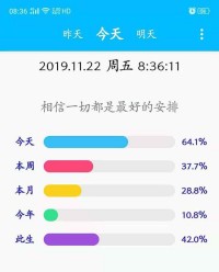 【资源共享 安卓软件】时间进度 生命倒计时app 